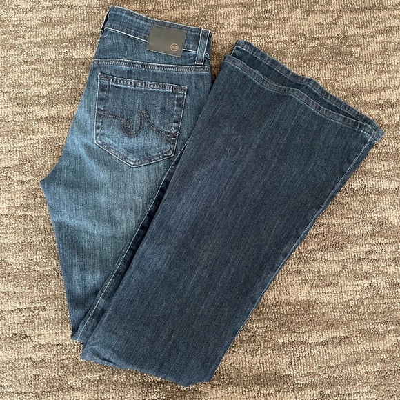 NWT AG Adriano Goldschmied Jeans Angeline Mid-rise Flair size 25 - Picture 7 of 7